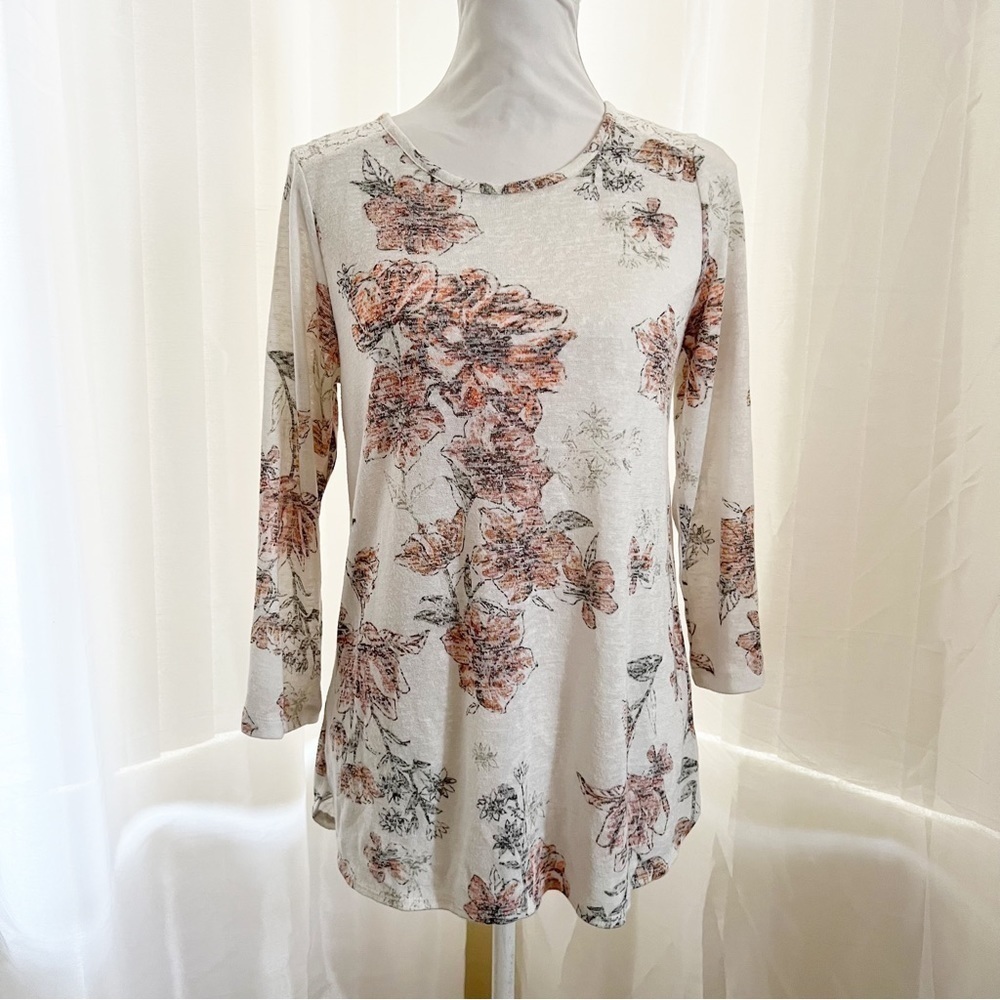 Van Heusen Floral blouse Size Medium